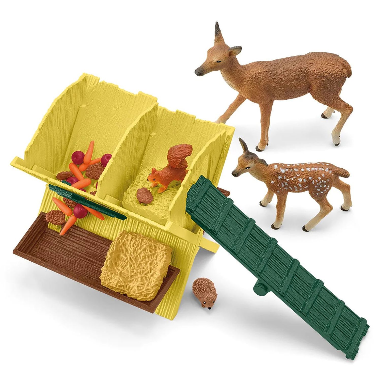 Детский игровой набор Schleich Farm World: Feeding The Forest Animals Figurine Playset — фото 4
