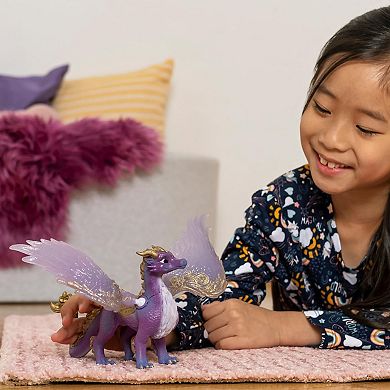 Schleich Bayala: Night Sky Dragon - Purple & Gold Figurine