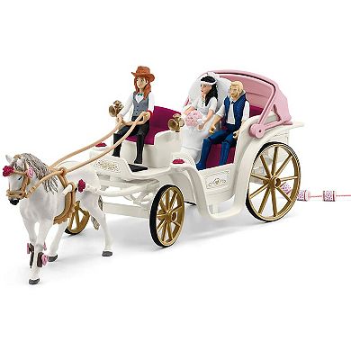 Schleich Horse Club: Wedding Carriage - 34-Piece Playset
