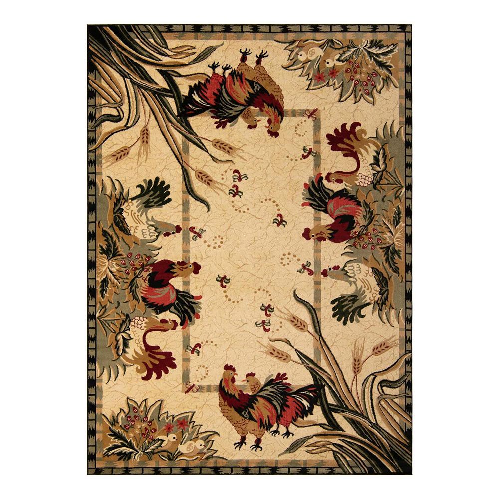 Unique Loom Farm Barnyard Area Rug