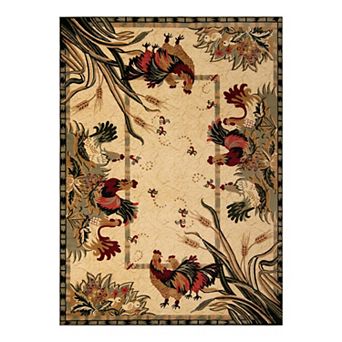 Unique Loom Farm Barnyard Area Rug
