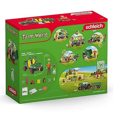Schleich Farm World: Working In The Forest Figurine Playset
