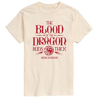 Men's House Of The Dragon Blood Of Dragon Graphic Tee