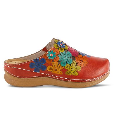 L'Artiste By Spring Step Augi Women's Leather Clogs