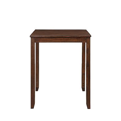 Gary 3 Piece Counter Table Set, Cherry Brown