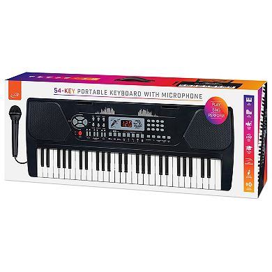 iLive Electric Piano Keyboard with Microphone