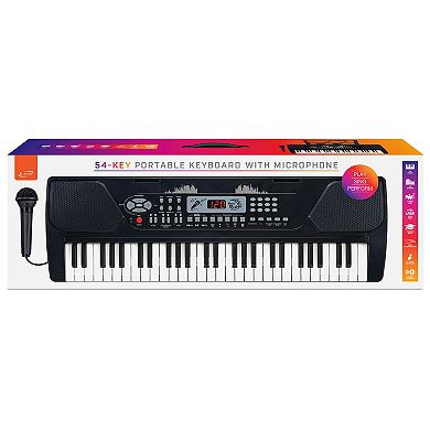 iLive Electric Piano Keyboard with Microphone