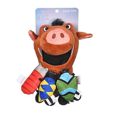 Disney's The Lion King 9-in. Pumba & Bugs Plush Burrow Pet Toy