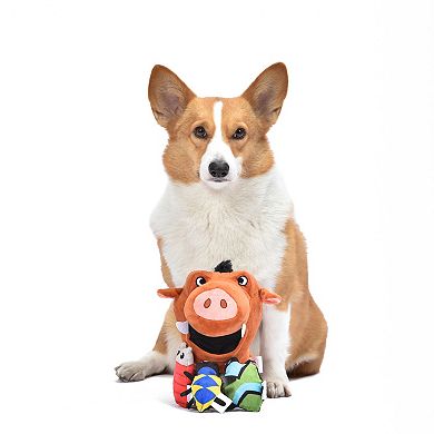 Disney's The Lion King 9-in. Pumba & Bugs Plush Burrow Pet Toy