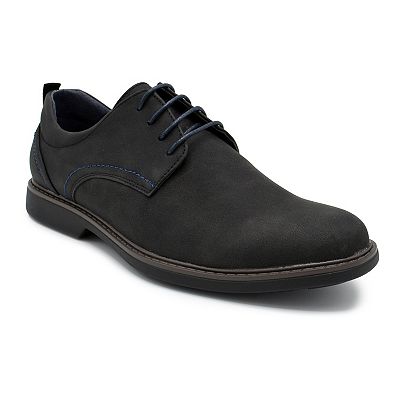 aston grey mens dress shoes Aston Grey Adayde Solid Black & Pebble Leather Oxford Dress Shoes Mens Size  11