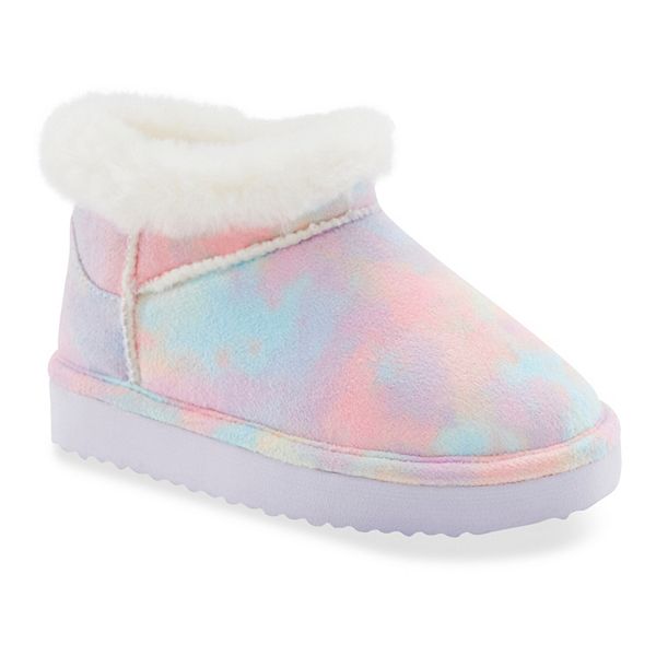 Stride Rite Munchkin by Stride Rite Elsy Big Kid Cozy Boots - Rainbow (4)