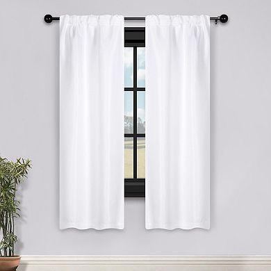 SUPERIOR Jaxon Blackout Rod Pocket Curtain Set