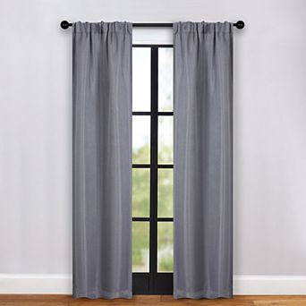 SUPERIOR Jaxon Blackout Rod Pocket Curtain Set