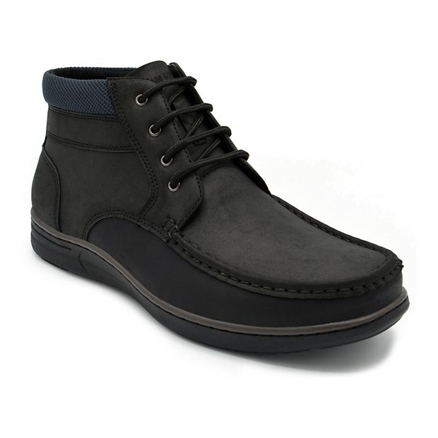 Aston grey leather chukka boot best sale