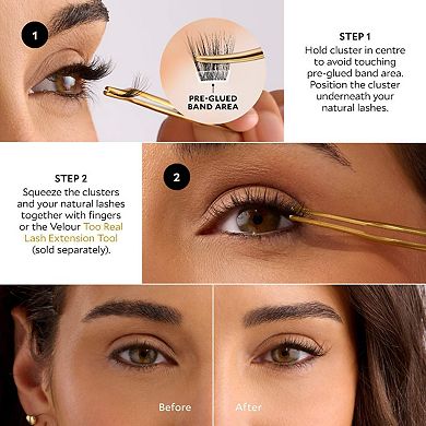 Velour-Xtensions Self-Stick Lash Clusters