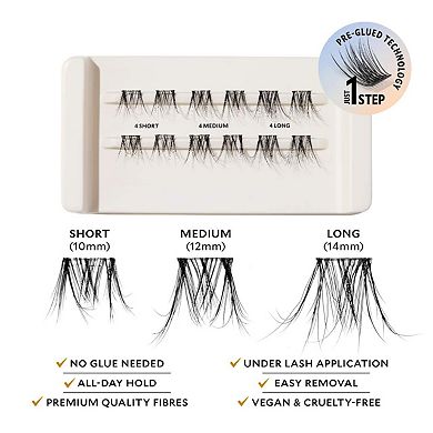 Velour-Xtensions Self-Stick Lash Clusters