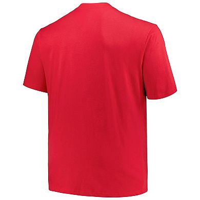 Men's Profile Red Cincinnati Reds Big & Tall Heart & Soul T-Shirt