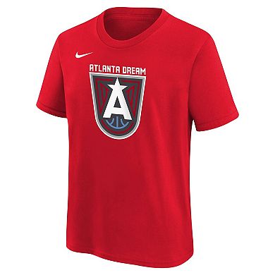 Youth Nike Red Atlanta Dream Essential Logo T-Shirt