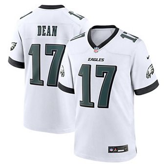 Men's Nike Nakobe Dean White Philadelphia Eagles White Game Jersey