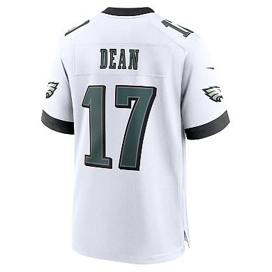 Men's Nike Nakobe Dean White Philadelphia Eagles White Game Jersey