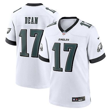 Men's Nike Nakobe Dean White Philadelphia Eagles White Game Jersey
