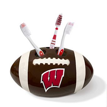 Pegasus Wisconsin Badgers Team Ball Toothbrush Holder