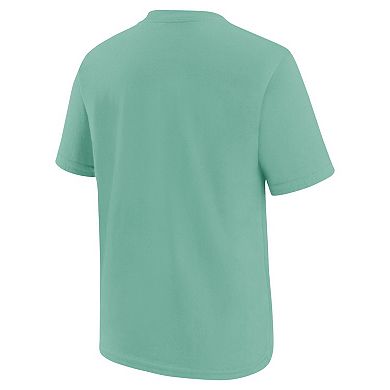 Youth Nike Green New York Liberty Essential Logo T-Shirt