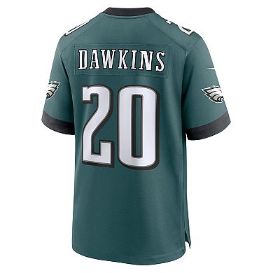 Men's Nike Brian Dawkins Midnight Green Philadelphia Eagles Team Game Jersey