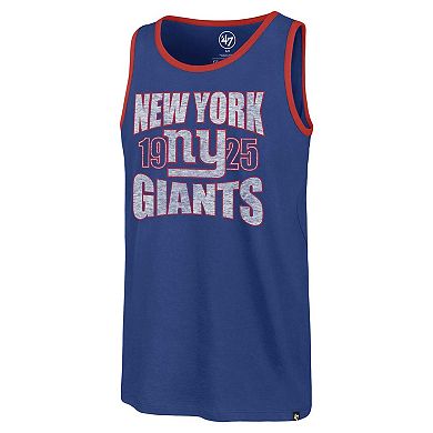 Men's '47 Royal New York Giants Upload Franklin Tank Top