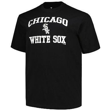 Men's Profile Black Chicago White Sox Big & Tall Heart & Soul T-Shirt