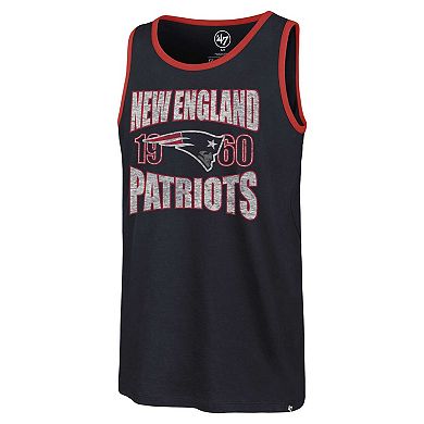Men's '47 Navy New England Patriots Upload Franklin Tank Top