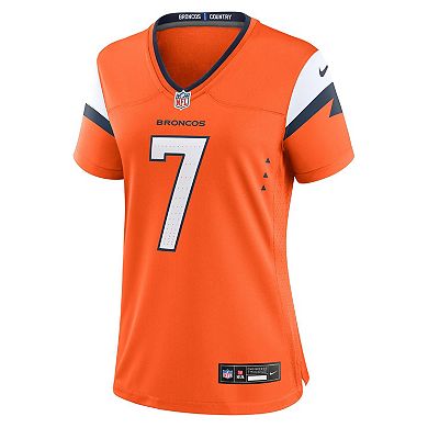 Women's Nike John Elway Orange Denver Broncos Retired Player Game Jersey