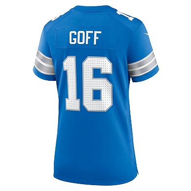 Women's Nike Jared Goff Blue Detroit Lions Game Jersey