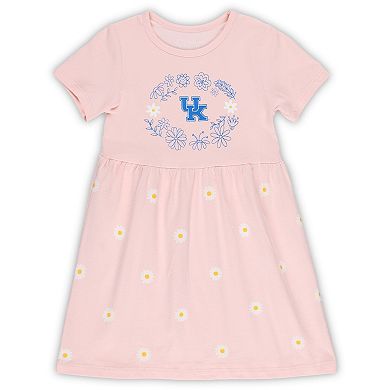 Girls Toddler Wes & Willy Pink Kentucky Wildcats Daisy Dress