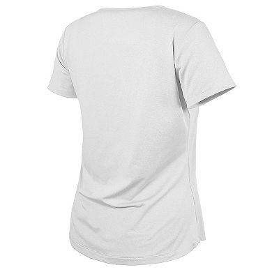 Women's New Era White New York Jets NY Logo T-Shirt