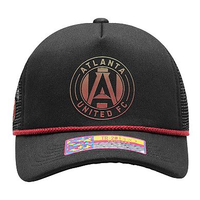 Men's Black Atlanta United FC Atmosphere Trucker Adjustable Hat
