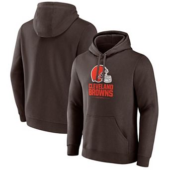 Men's Fanatics Branded Brown Cleveland Browns Team Lockup Pullover Hoodie