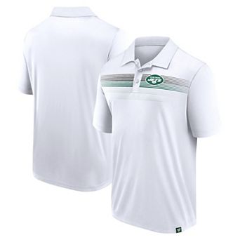 Men's Fanatics White New York Jets Big & Tall Sublimated Polo