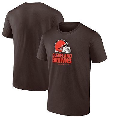 Men's Fanatics Branded Brown Cleveland Browns Team Lockup T-Shirt
