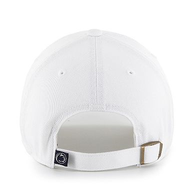 Women's '47 White Penn State Nittany Lions Sidney Clean Up Adjustable Hat