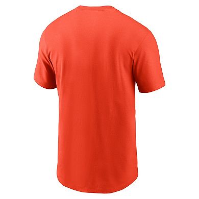 Men's Nike Orange Cleveland Browns Logo Essential T-Shirt