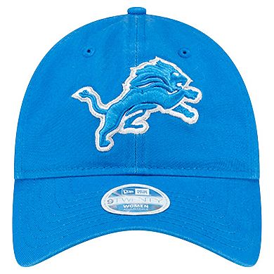 Women's New Era Blue Detroit Lions Core Classic 9TWENTY Adjustable Hat