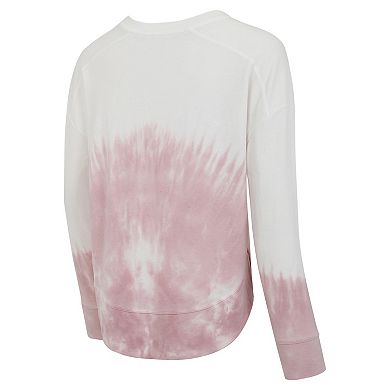 Women's Concepts Sport Pink/White New Jersey Devils Orchard Tie-Dye Long Sleeve T-Shirt