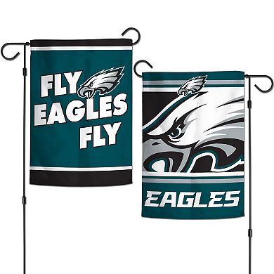 WinCraft Philadelphia Eagles Double-Sided 12'' x 18'' Team Slogan Garden Flag