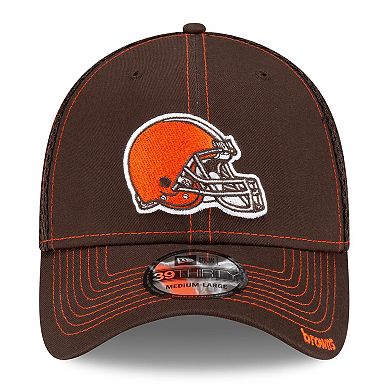 Men's New Era  Brown Cleveland Browns Neo 39THIRTY Flex Hat