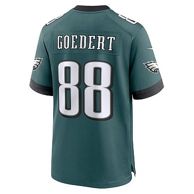 Men's Nike Dallas Goedert Midnight Green Philadelphia Eagles Team Game Jersey