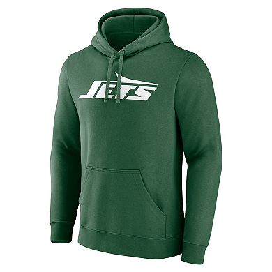 Men's Fanatics Branded  Green New York Jets Primary Logo Pullover Hoodie
