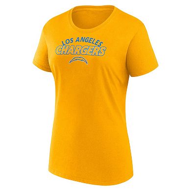 Women's Fanatics Los Angeles Chargers Risk T-Shirt Combo Pack