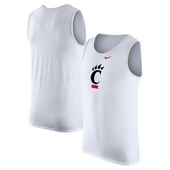 Men's Nike White Cincinnati Bearcats Tank Top