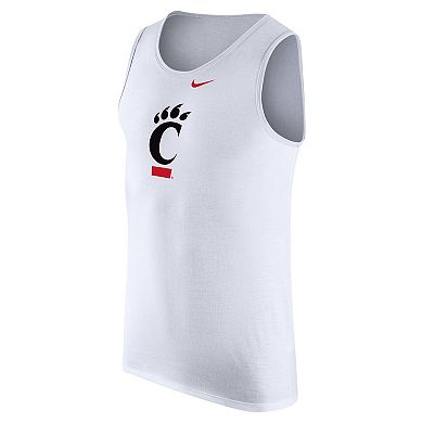 Men's Nike White Cincinnati Bearcats Tank Top